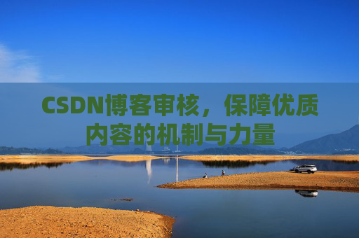 CSDN博客审核，保障优质内容的机制与力量